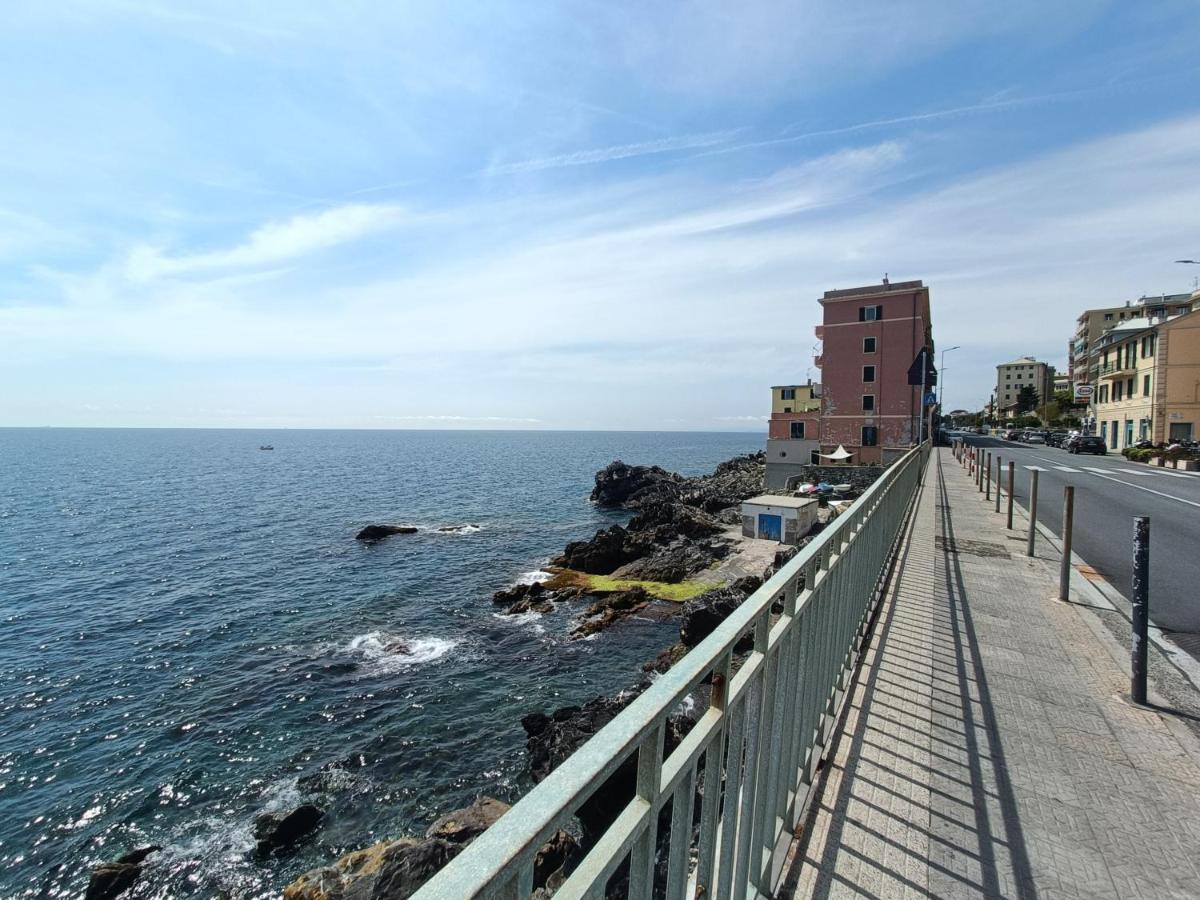 Incantevole Appartamento Genova Quinto Vicino Alla Spiaggia Экстерьер фото